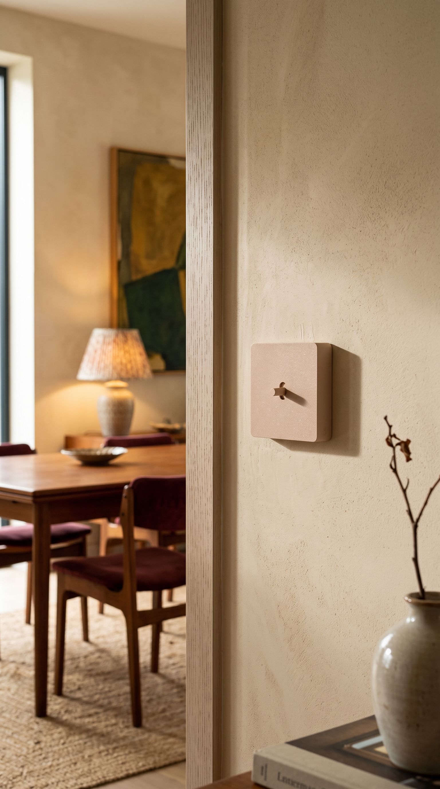 Habillage BUTTN Rose Nude dans un intérieur chaleureux